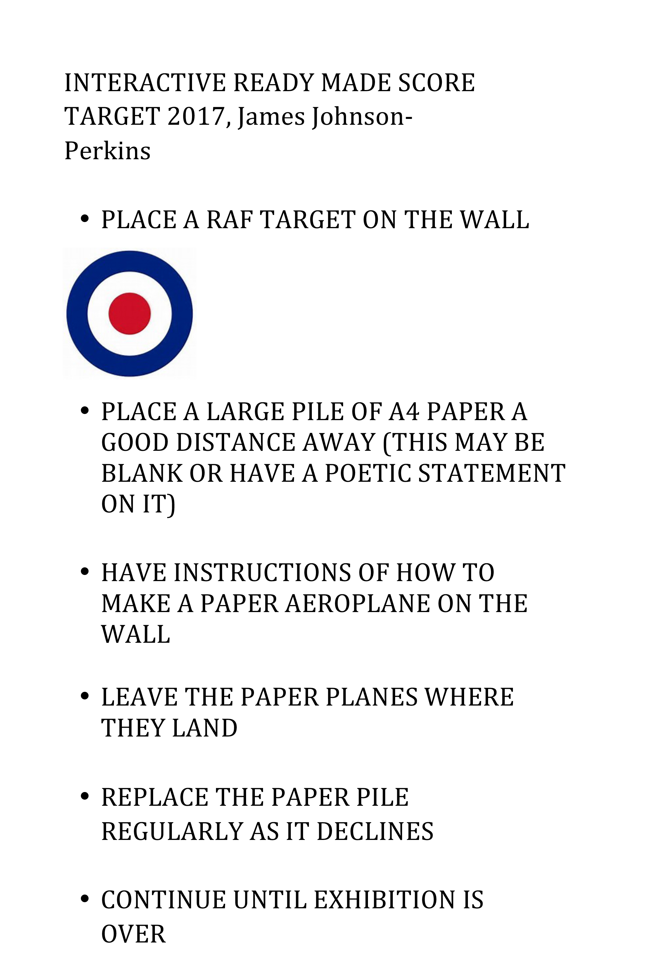 TARGET ARTSCORE
